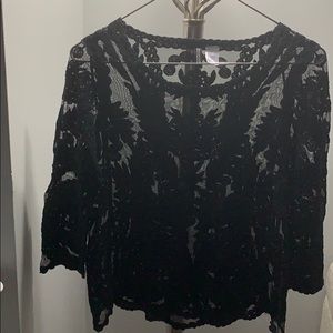 Lacey pattern shirt by H & M